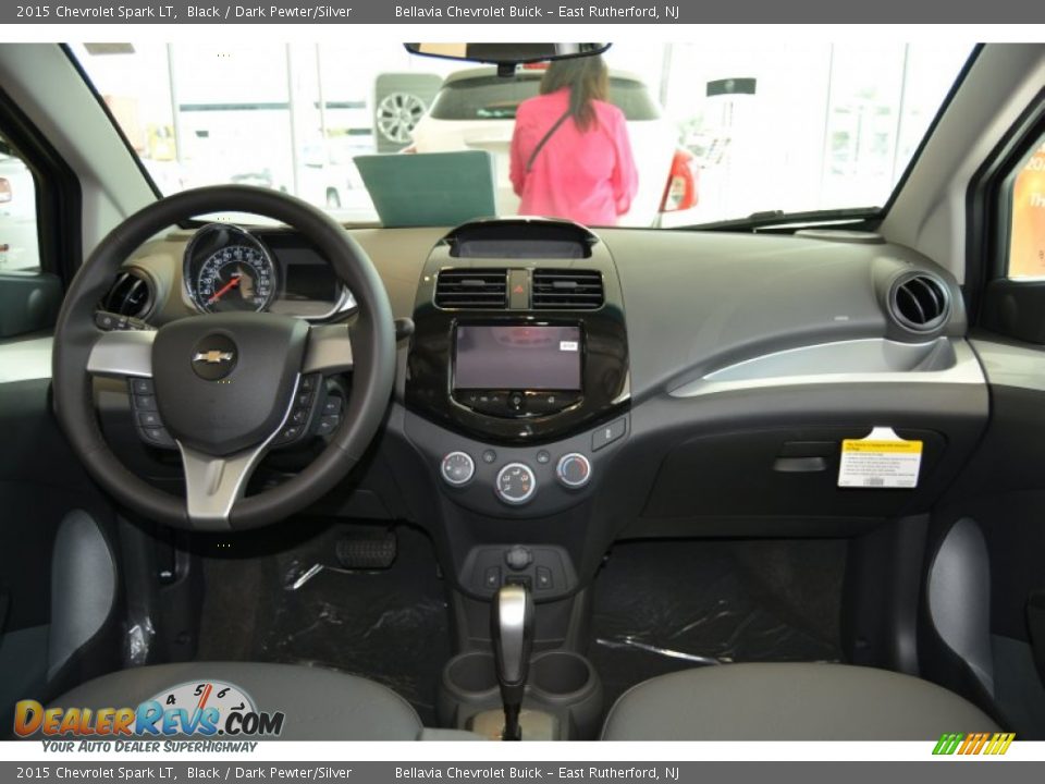2015 Chevrolet Spark LT Black / Dark Pewter/Silver Photo #12