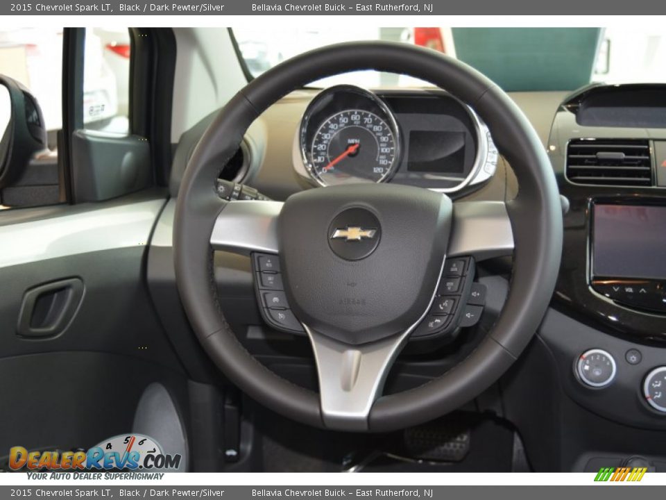 2015 Chevrolet Spark LT Black / Dark Pewter/Silver Photo #16