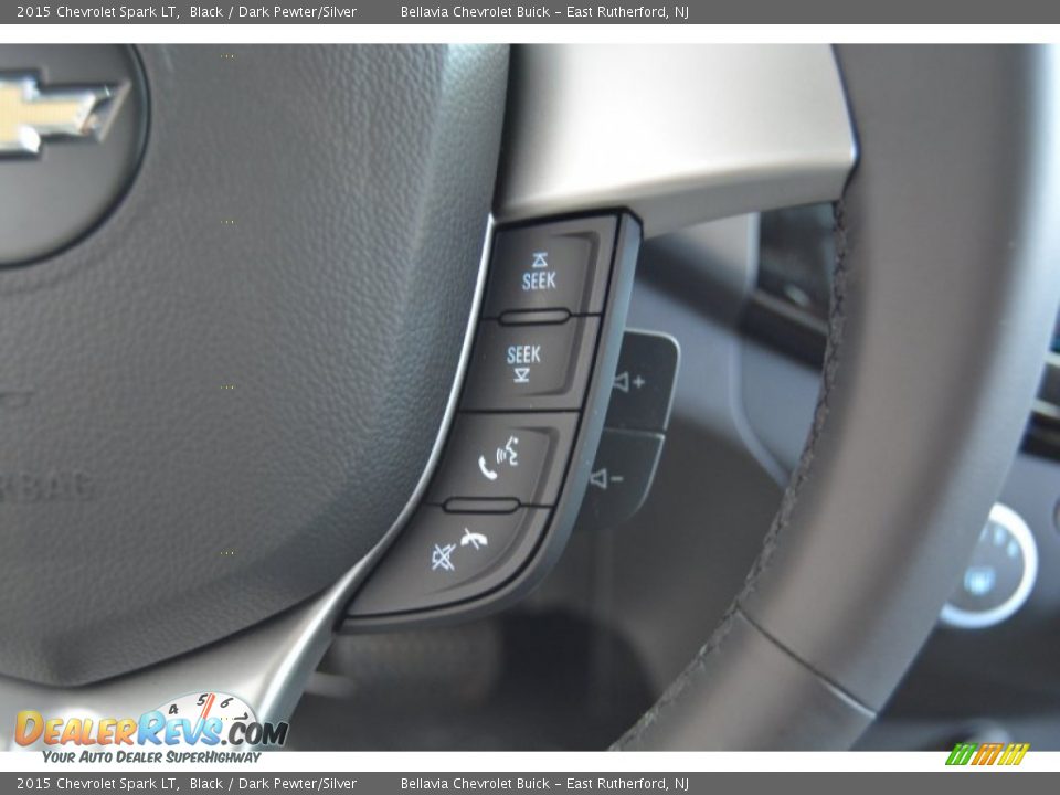 2015 Chevrolet Spark LT Black / Dark Pewter/Silver Photo #18