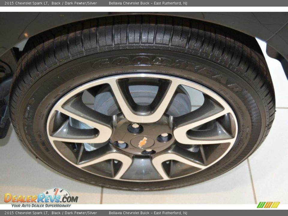 2015 Chevrolet Spark LT Black / Dark Pewter/Silver Photo #21