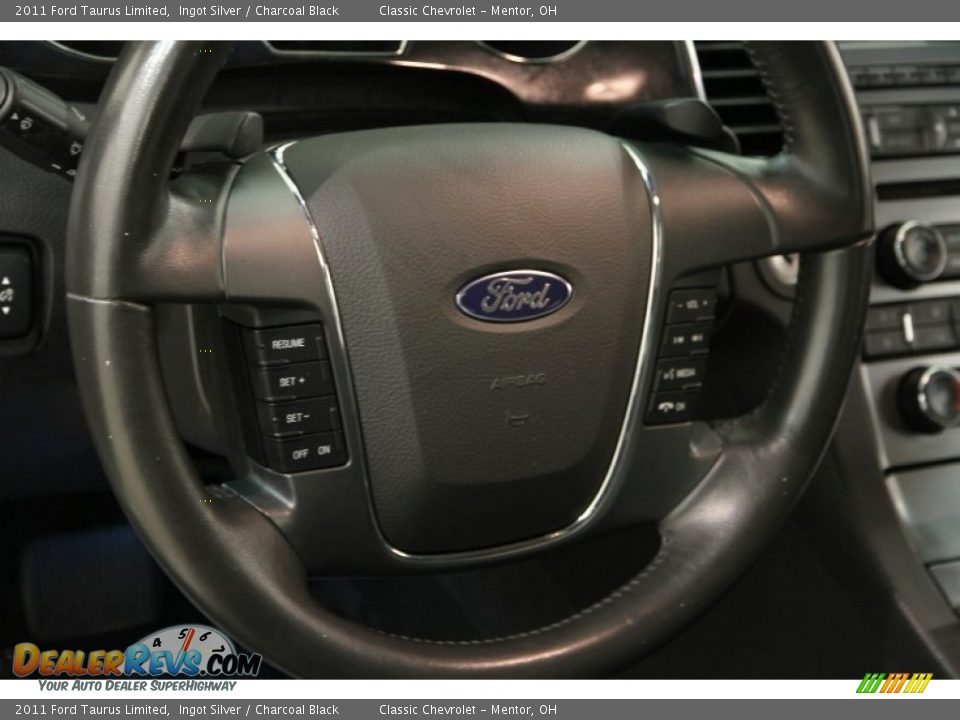 2011 Ford Taurus Limited Ingot Silver / Charcoal Black Photo #6