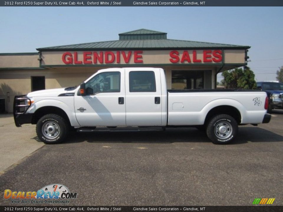 2012 Ford F250 Super Duty XL Crew Cab 4x4 Oxford White / Steel Photo #5