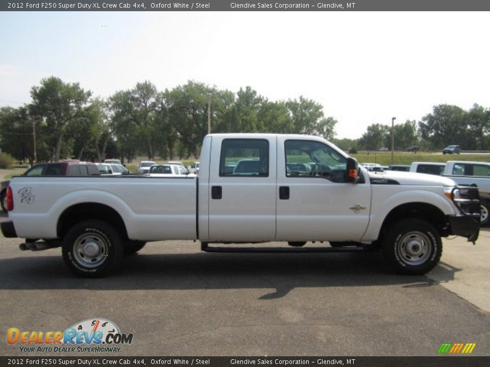2012 Ford F250 Super Duty XL Crew Cab 4x4 Oxford White / Steel Photo #10