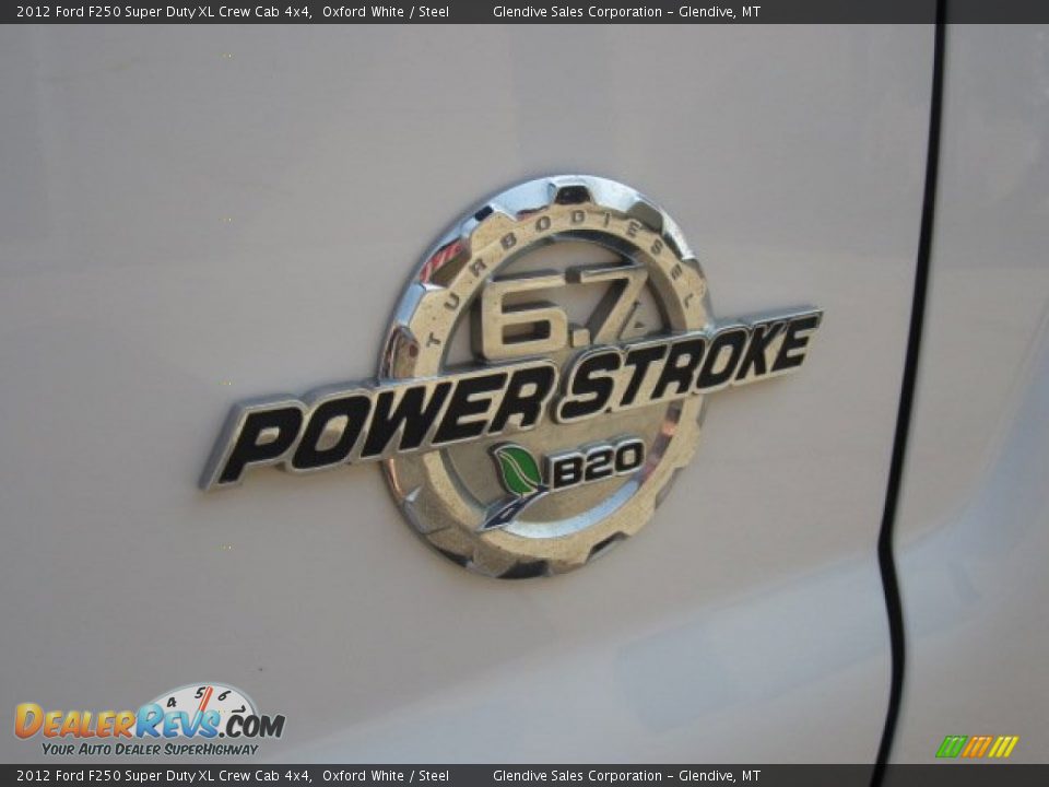 2012 Ford F250 Super Duty XL Crew Cab 4x4 Oxford White / Steel Photo #14