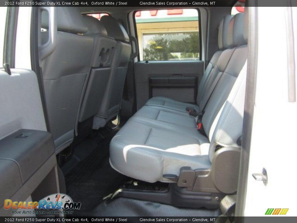 2012 Ford F250 Super Duty XL Crew Cab 4x4 Oxford White / Steel Photo #16