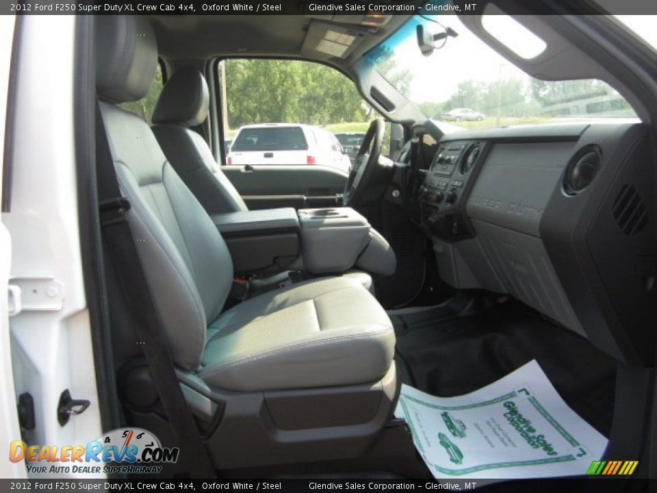 2012 Ford F250 Super Duty XL Crew Cab 4x4 Oxford White / Steel Photo #18