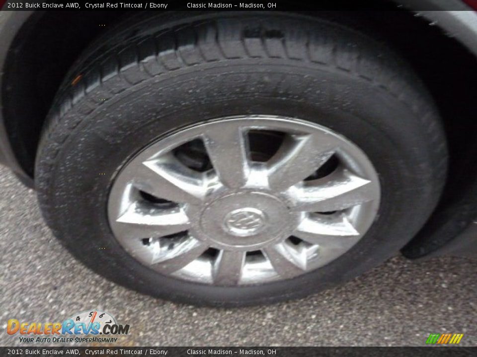2012 Buick Enclave AWD Crystal Red Tintcoat / Ebony Photo #13