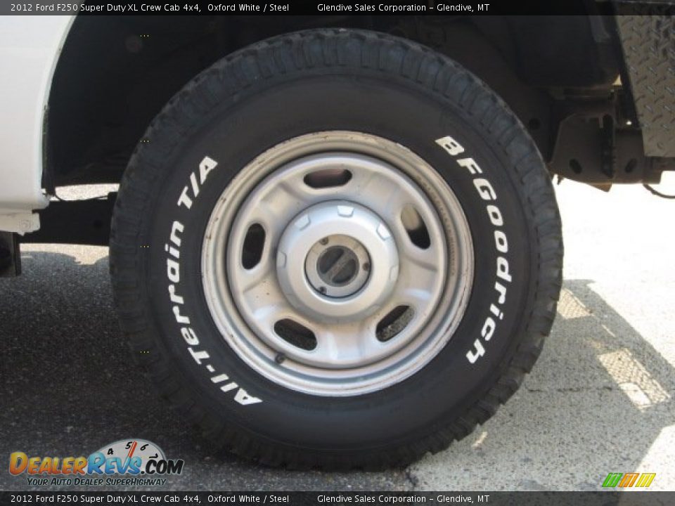 2012 Ford F250 Super Duty XL Crew Cab 4x4 Oxford White / Steel Photo #24