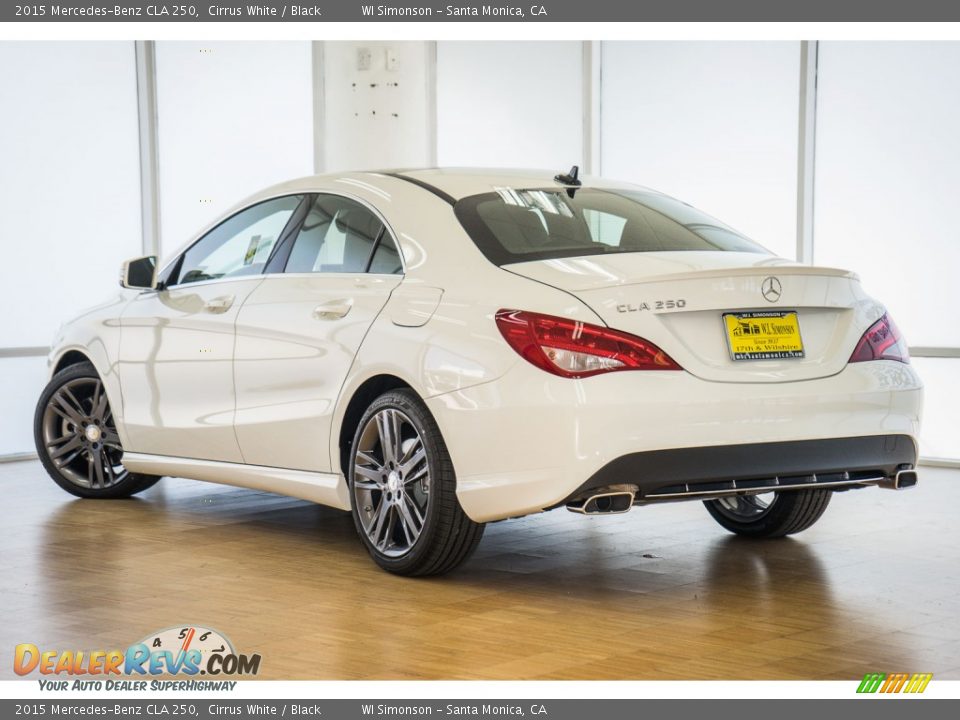 2015 Mercedes-Benz CLA 250 Cirrus White / Black Photo #3