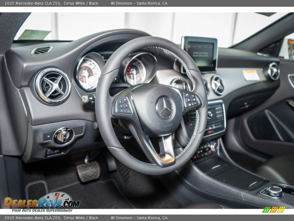 2015 Mercedes-Benz CLA 250 Cirrus White / Black Photo #6