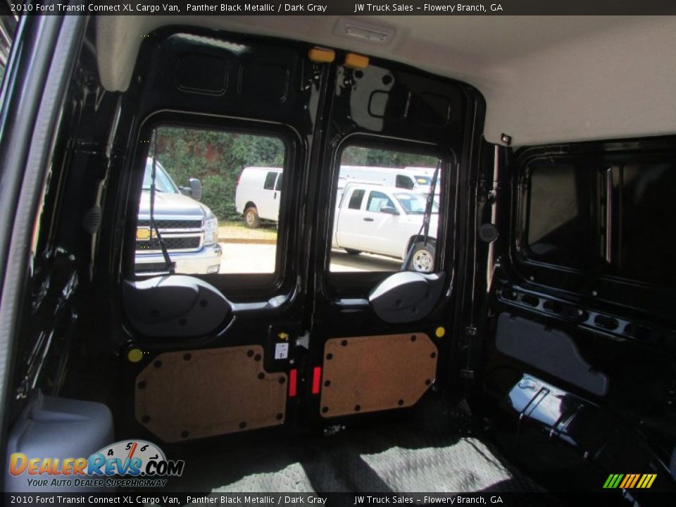 2010 Ford Transit Connect XL Cargo Van Panther Black Metallic / Dark Gray Photo #15
