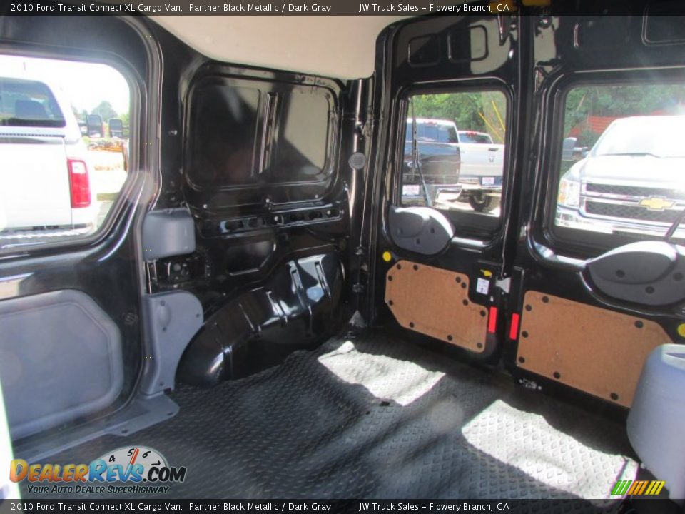 2010 Ford Transit Connect XL Cargo Van Panther Black Metallic / Dark Gray Photo #17