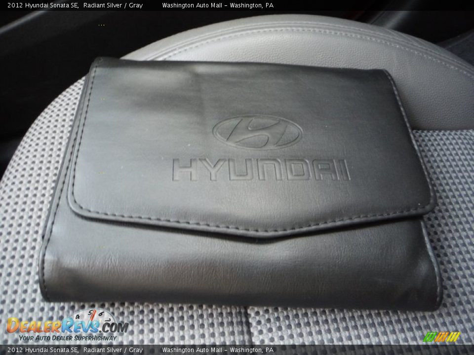 2012 Hyundai Sonata SE Radiant Silver / Gray Photo #19