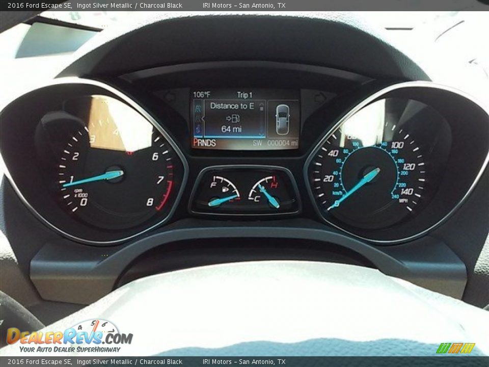 2016 Ford Escape SE Ingot Silver Metallic / Charcoal Black Photo #36