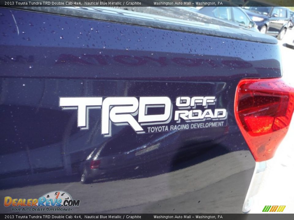 2013 Toyota Tundra TRD Double Cab 4x4 Nautical Blue Metallic / Graphite Photo #9