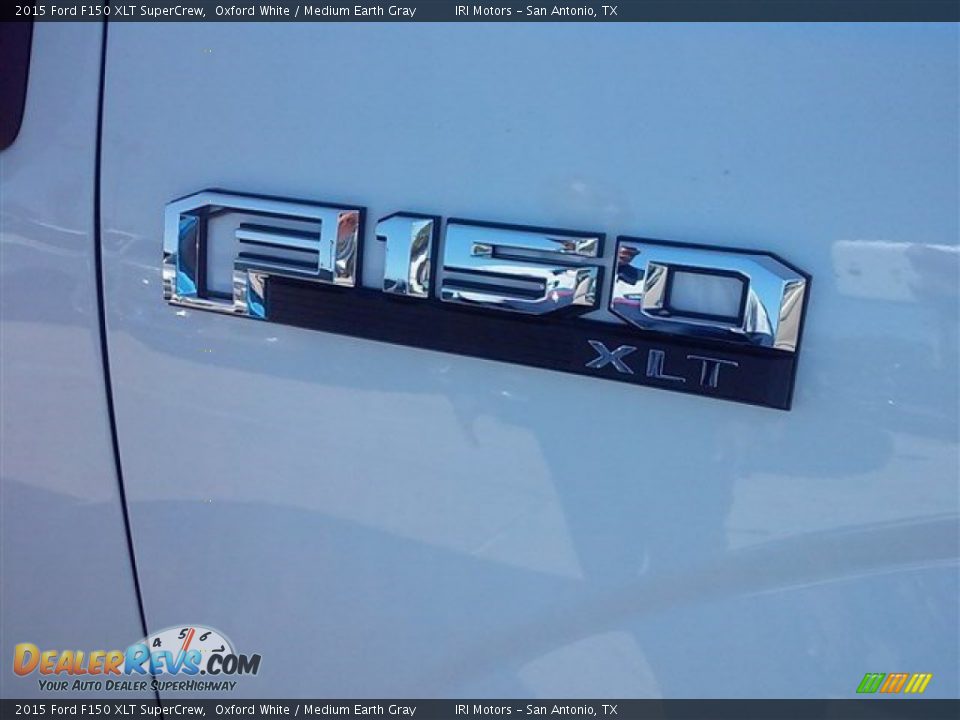2015 Ford F150 XLT SuperCrew Oxford White / Medium Earth Gray Photo #7