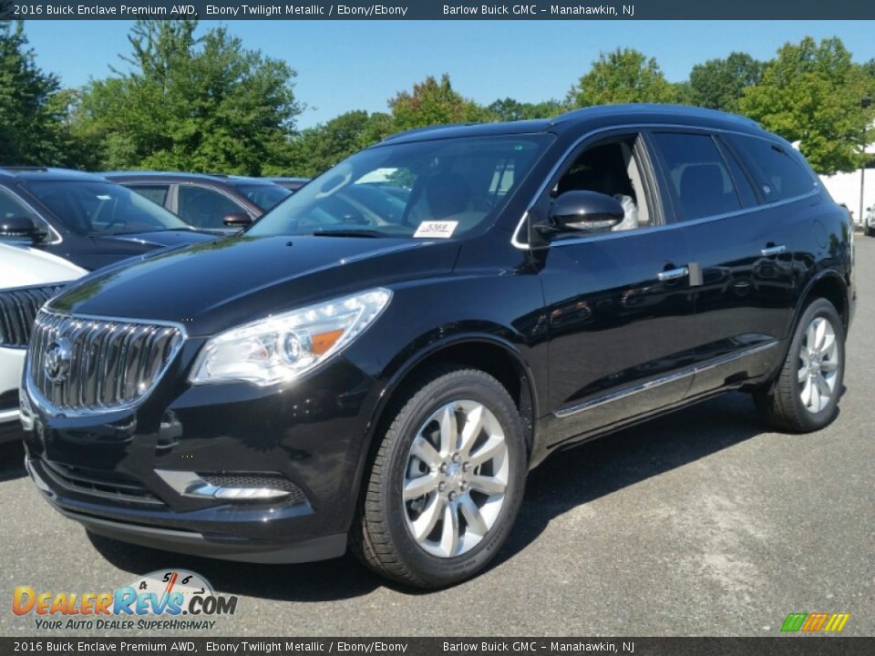 2016 Buick Enclave Premium AWD Ebony Twilight Metallic / Ebony/Ebony Photo #1