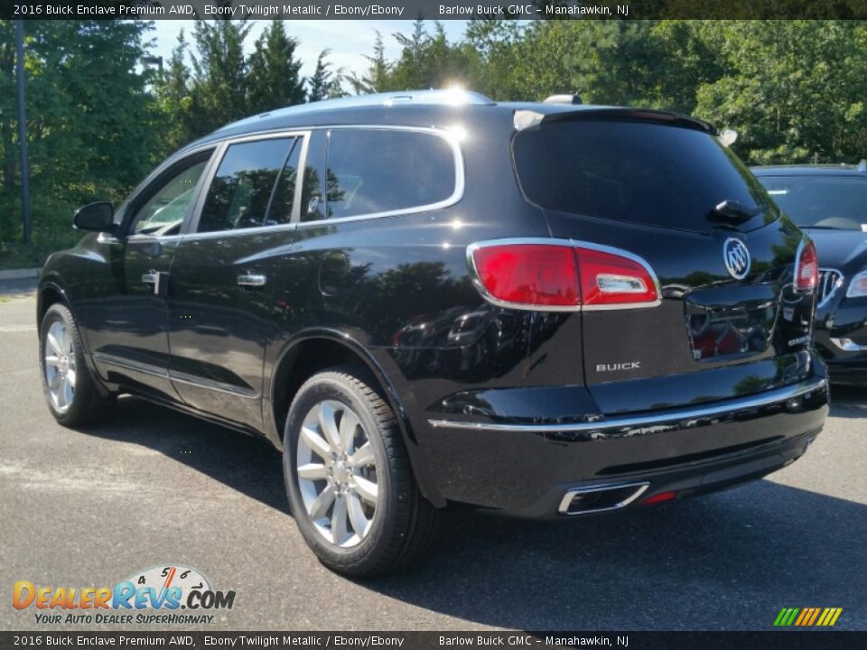 2016 Buick Enclave Premium AWD Ebony Twilight Metallic / Ebony/Ebony Photo #4