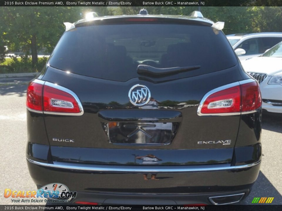 2016 Buick Enclave Premium AWD Ebony Twilight Metallic / Ebony/Ebony Photo #5