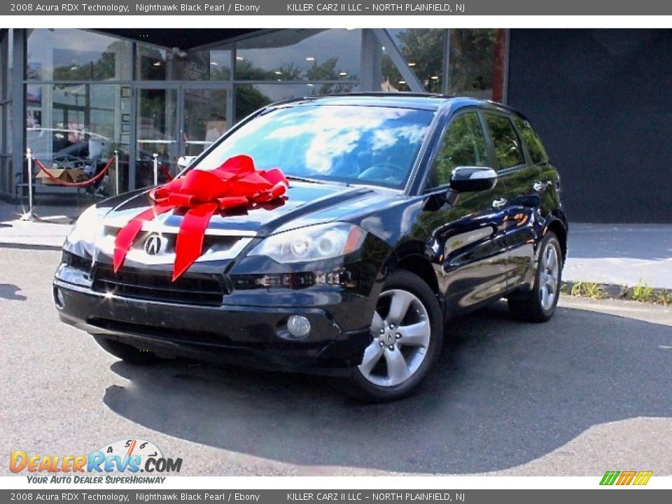 2008 Acura RDX Technology Nighthawk Black Pearl / Ebony Photo #3