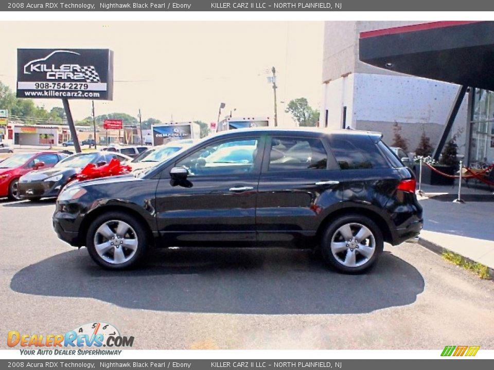 2008 Acura RDX Technology Nighthawk Black Pearl / Ebony Photo #4