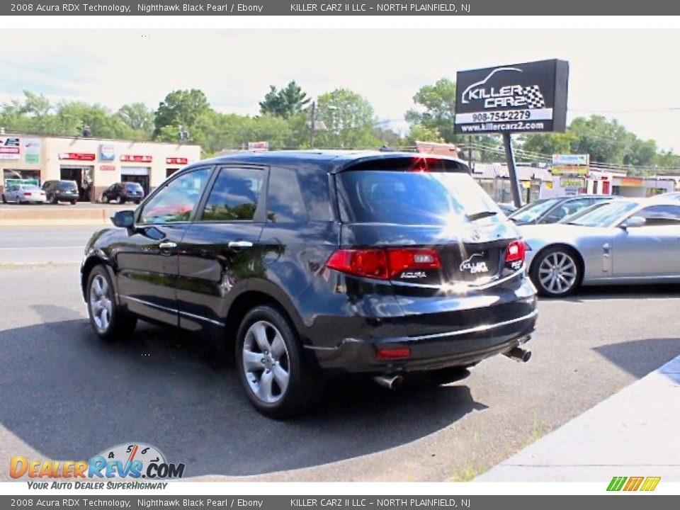2008 Acura RDX Technology Nighthawk Black Pearl / Ebony Photo #5