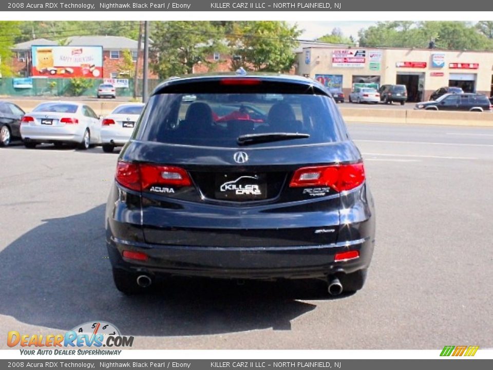 2008 Acura RDX Technology Nighthawk Black Pearl / Ebony Photo #6