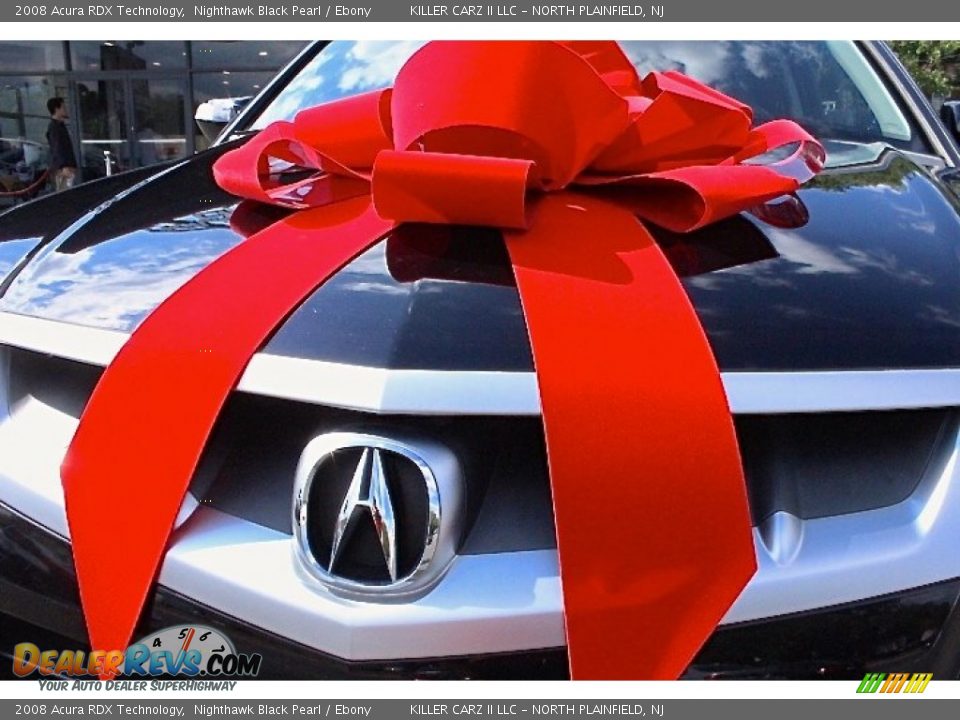 2008 Acura RDX Technology Nighthawk Black Pearl / Ebony Photo #11