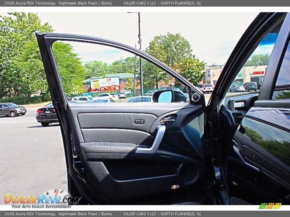 2008 Acura RDX Technology Nighthawk Black Pearl / Ebony Photo #12