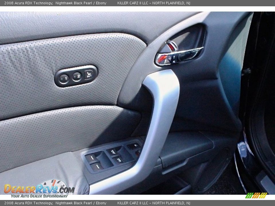 2008 Acura RDX Technology Nighthawk Black Pearl / Ebony Photo #13