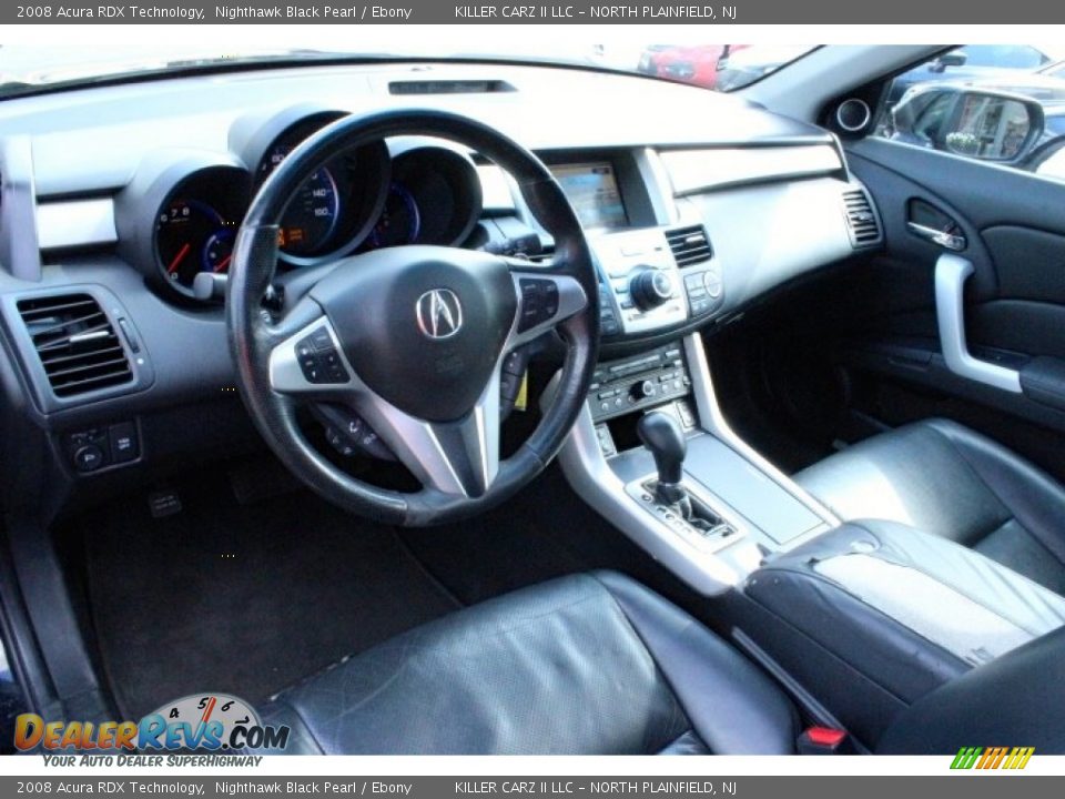2008 Acura RDX Technology Nighthawk Black Pearl / Ebony Photo #15