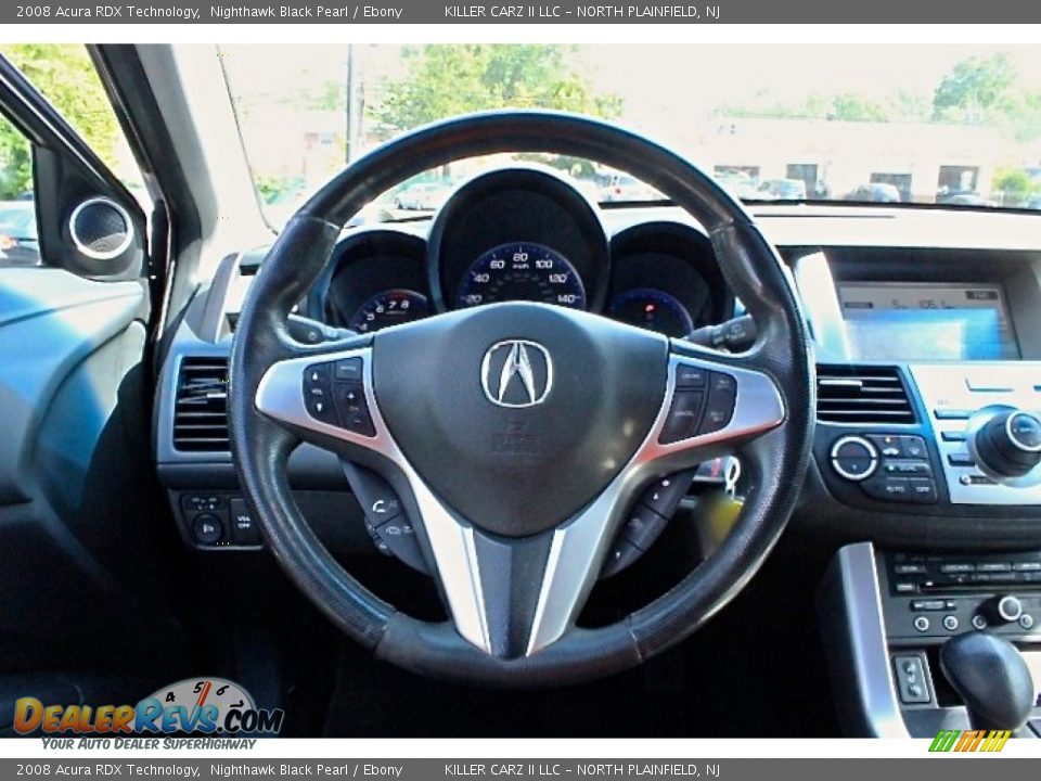2008 Acura RDX Technology Nighthawk Black Pearl / Ebony Photo #18