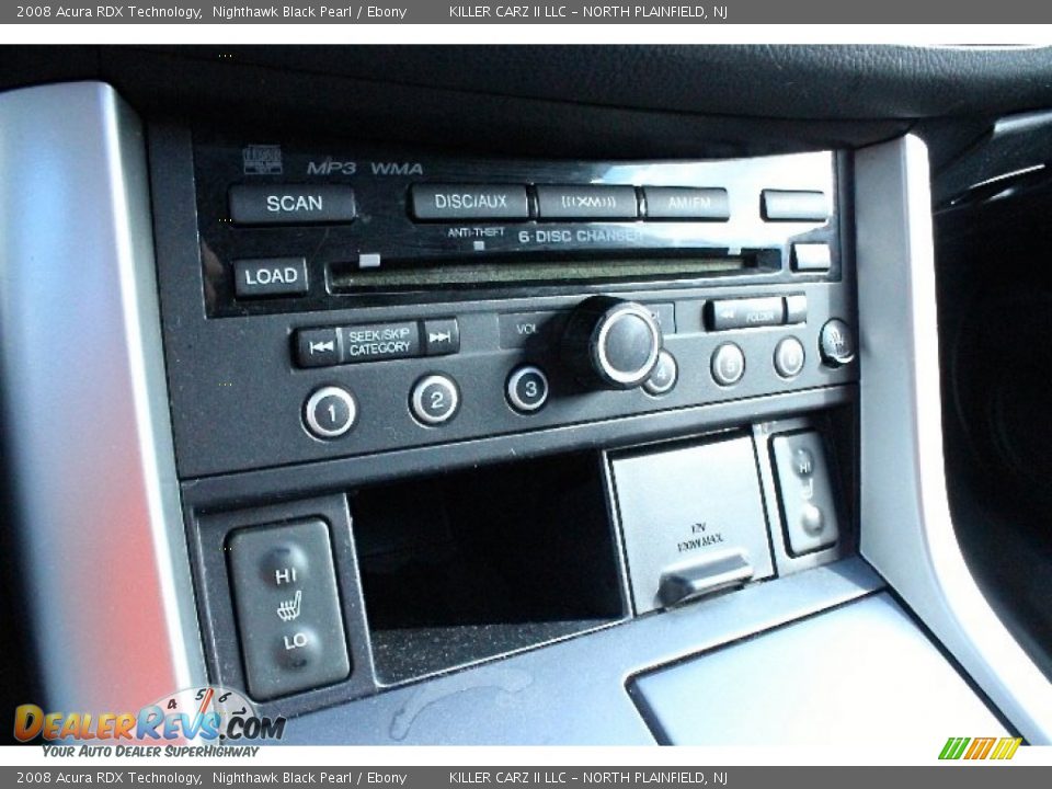 2008 Acura RDX Technology Nighthawk Black Pearl / Ebony Photo #23