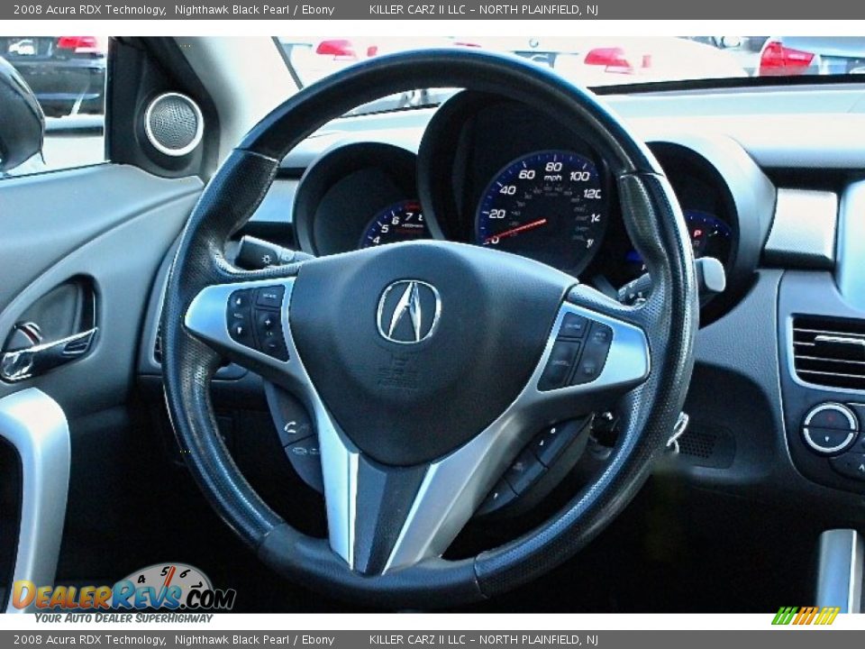 2008 Acura RDX Technology Nighthawk Black Pearl / Ebony Photo #35