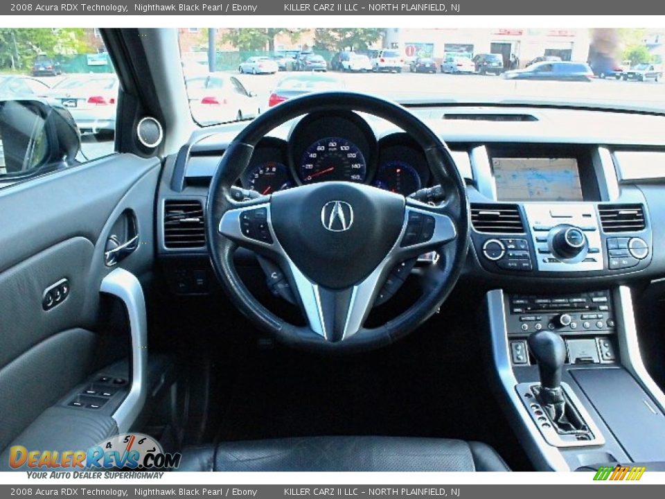 2008 Acura RDX Technology Nighthawk Black Pearl / Ebony Photo #36