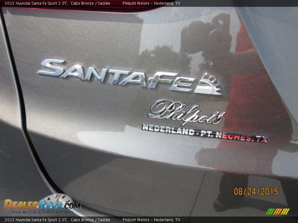 2013 Hyundai Santa Fe Sport 2.0T Cabo Bronze / Saddle Photo #14