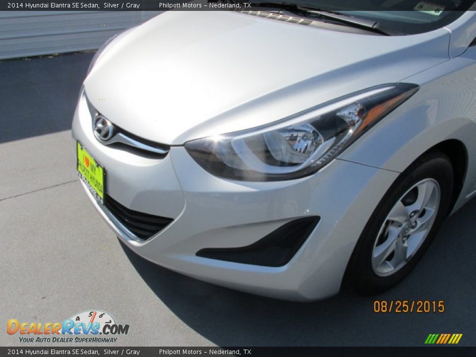 2014 Hyundai Elantra SE Sedan Silver / Gray Photo #7