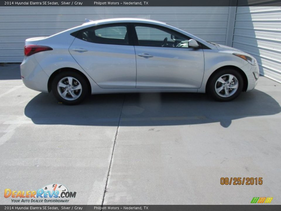 2014 Hyundai Elantra SE Sedan Silver / Gray Photo #8