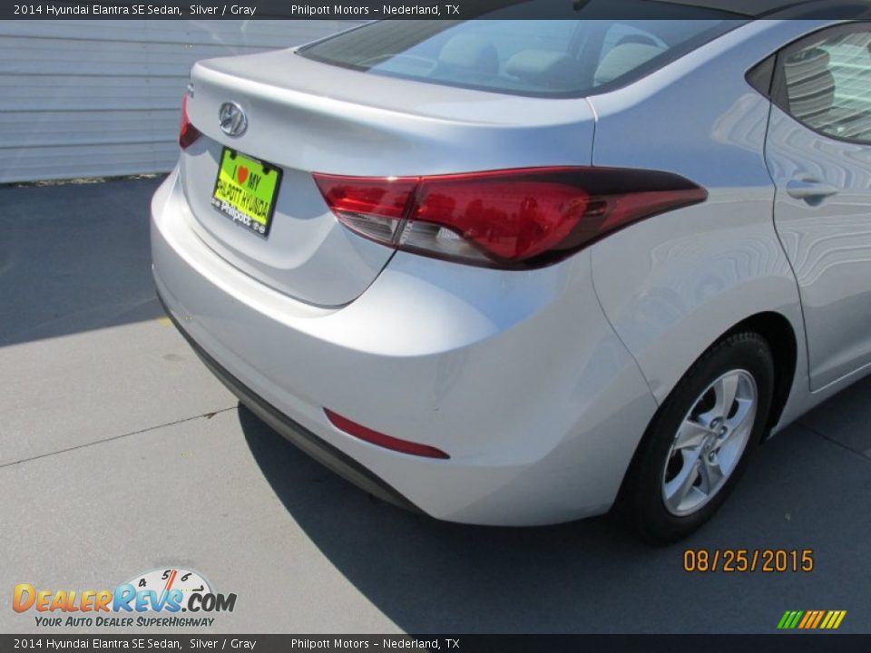 2014 Hyundai Elantra SE Sedan Silver / Gray Photo #12