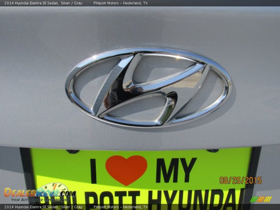 2014 Hyundai Elantra SE Sedan Silver / Gray Photo #13