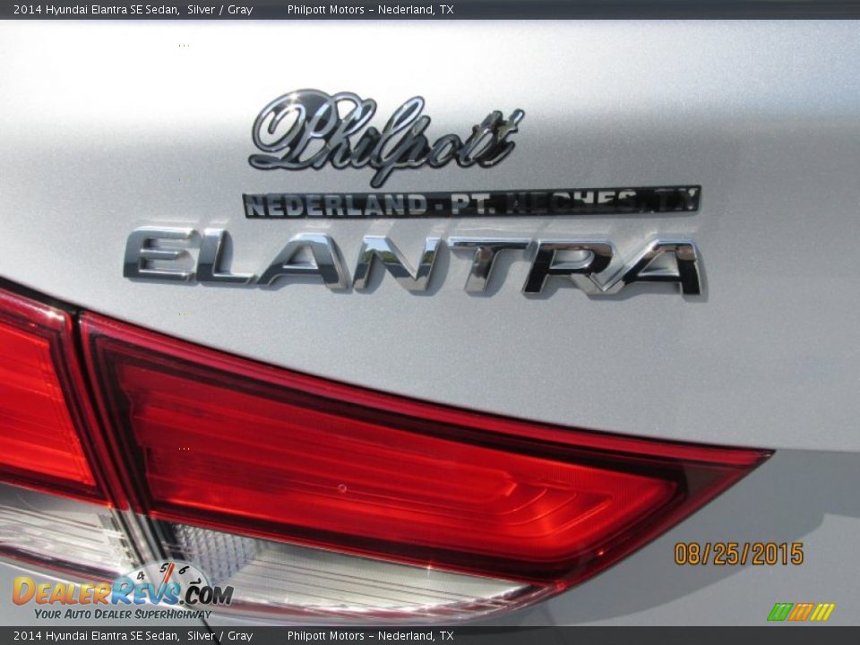 2014 Hyundai Elantra SE Sedan Silver / Gray Photo #14