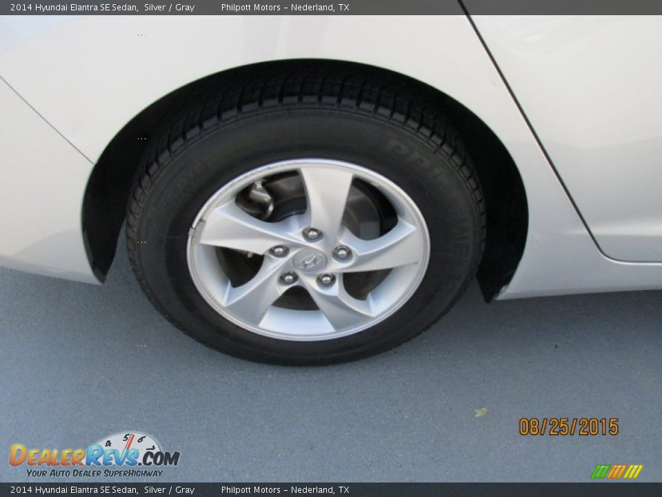 2014 Hyundai Elantra SE Sedan Silver / Gray Photo #15