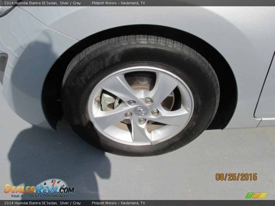 2014 Hyundai Elantra SE Sedan Silver / Gray Photo #17