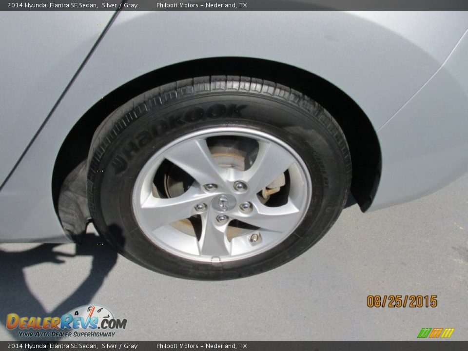 2014 Hyundai Elantra SE Sedan Silver / Gray Photo #18