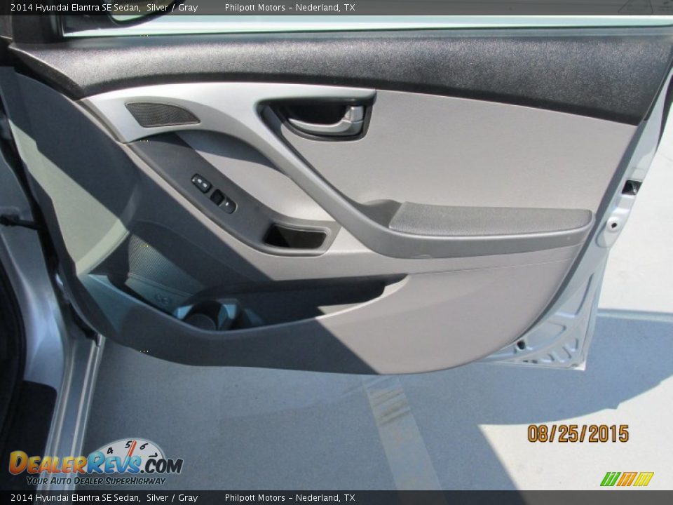 2014 Hyundai Elantra SE Sedan Silver / Gray Photo #22