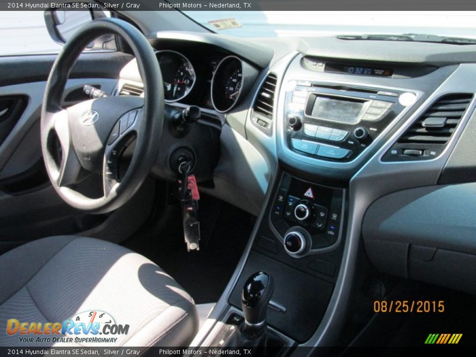 2014 Hyundai Elantra SE Sedan Silver / Gray Photo #23