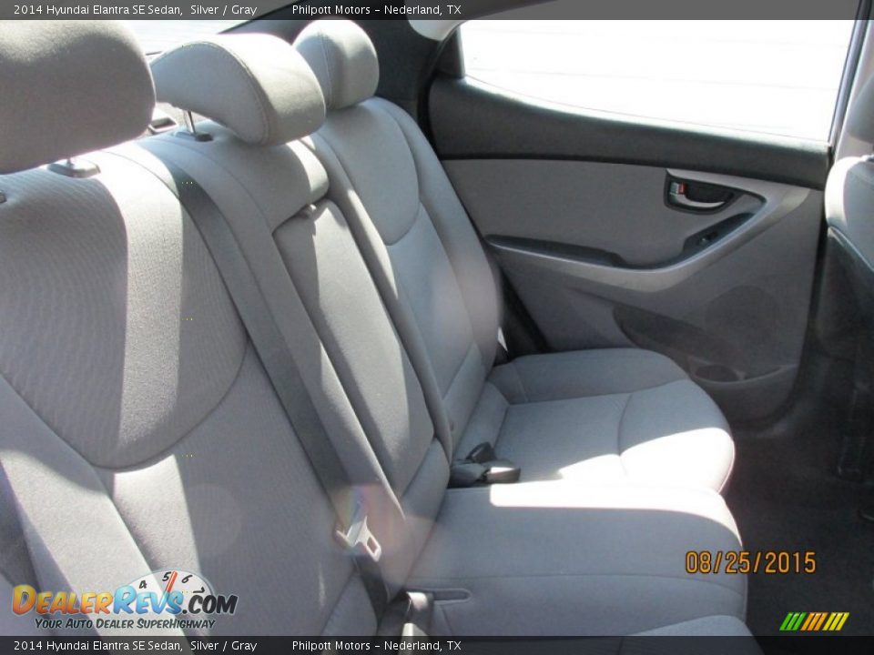 2014 Hyundai Elantra SE Sedan Silver / Gray Photo #26