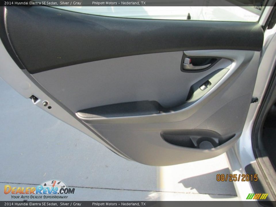 2014 Hyundai Elantra SE Sedan Silver / Gray Photo #27