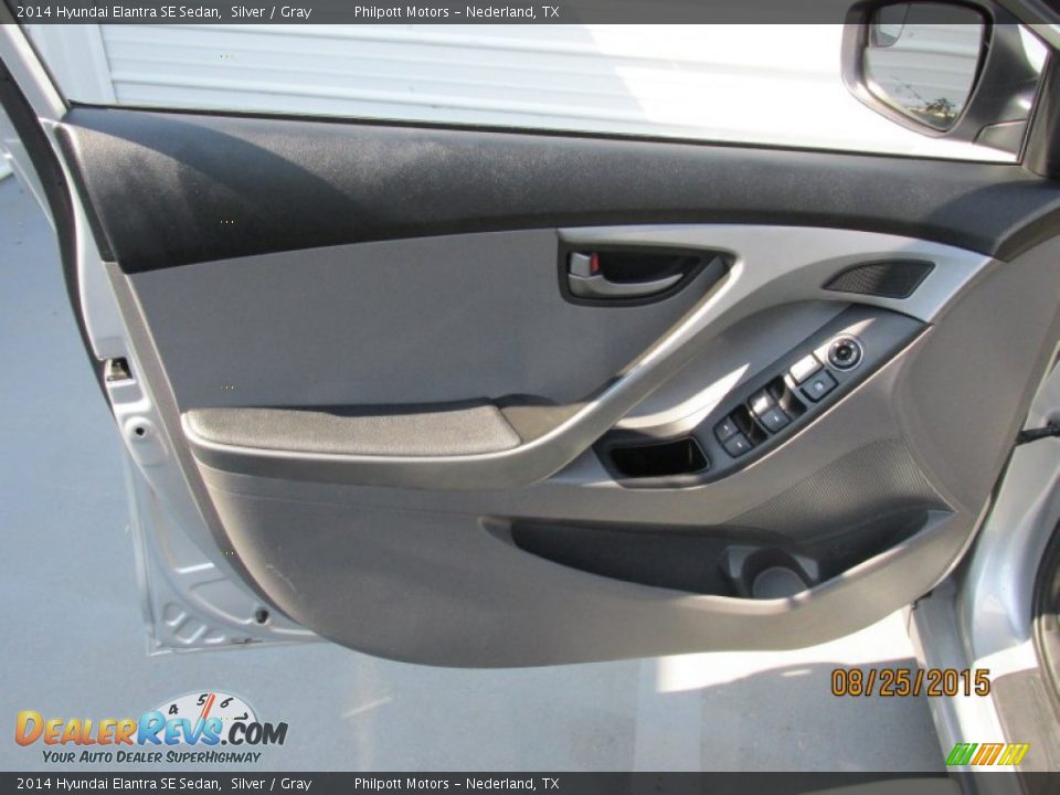 2014 Hyundai Elantra SE Sedan Silver / Gray Photo #29