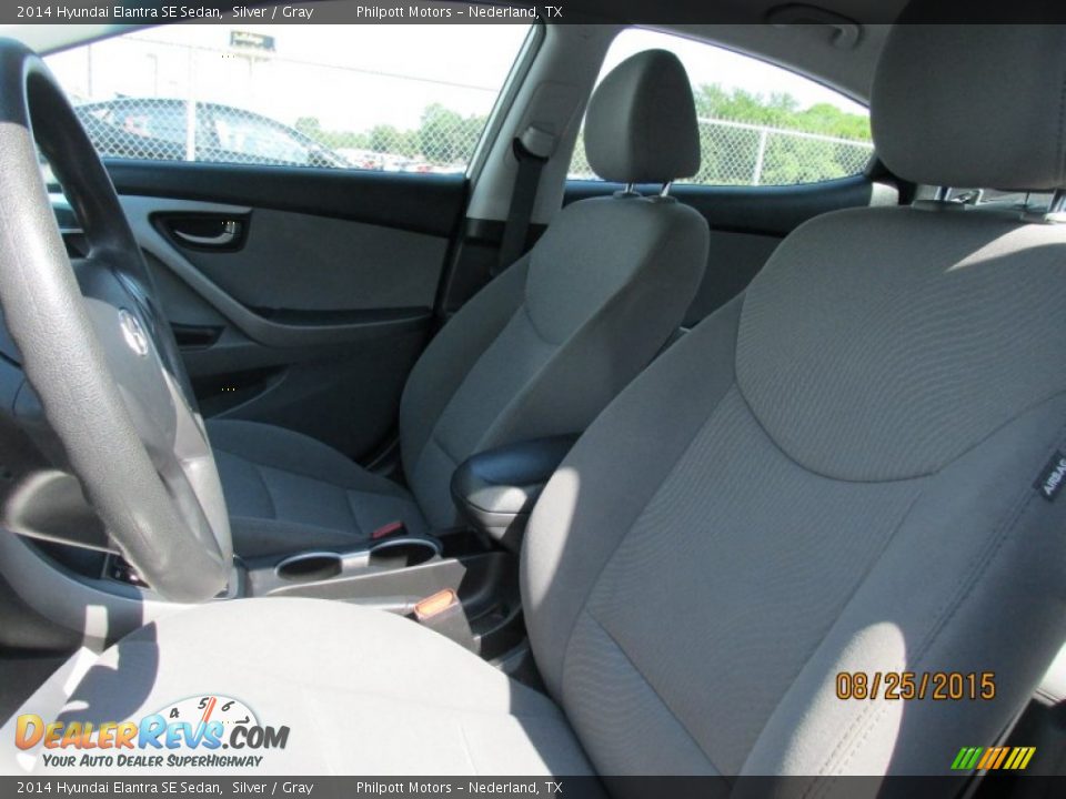 2014 Hyundai Elantra SE Sedan Silver / Gray Photo #31